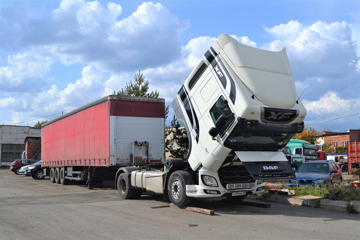 Удмуртия, № Т 771 НУ 18 — DAF XF Euro6 (общая модель)