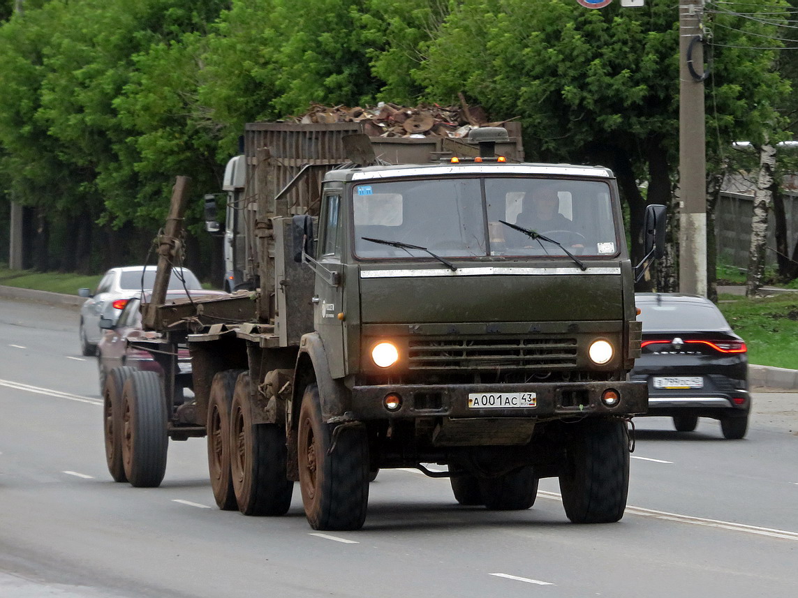 Кировская область, № А 001 АС 43 — КамАЗ-43101