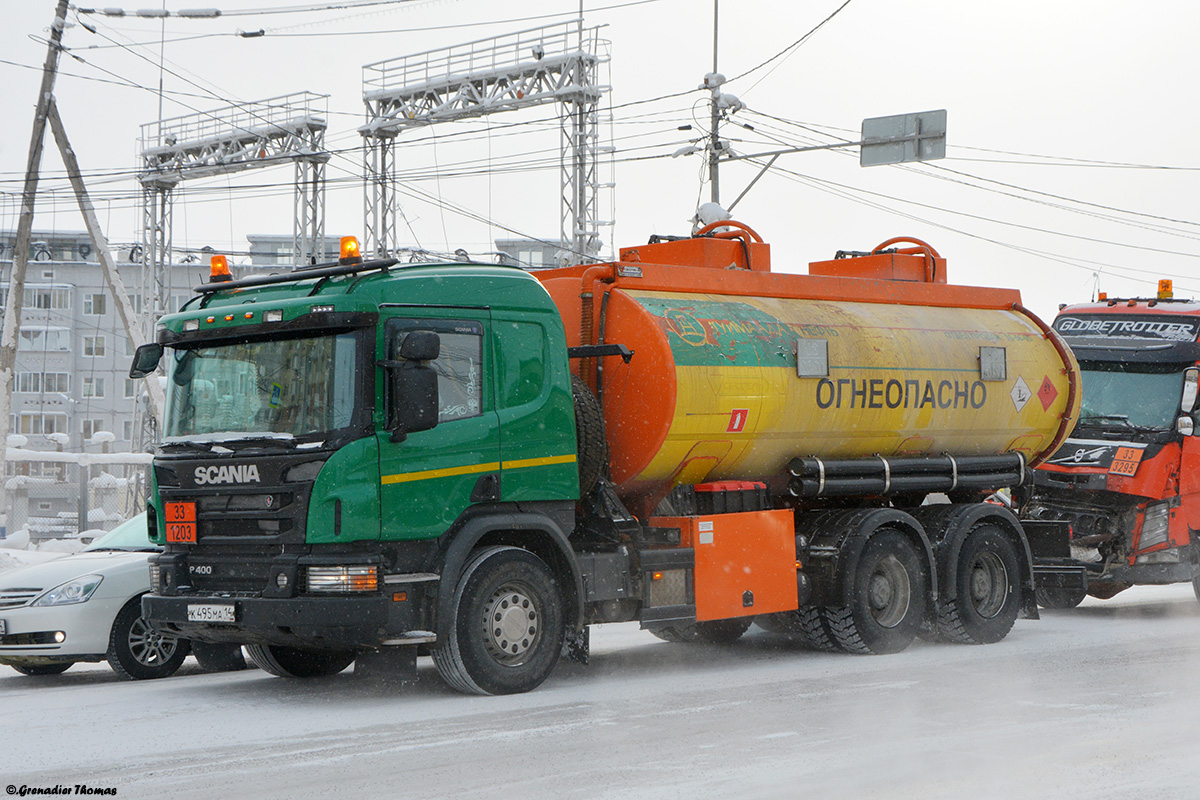 Саха (Якутия), № К 495 МА 14 — Scania ('2011) P400