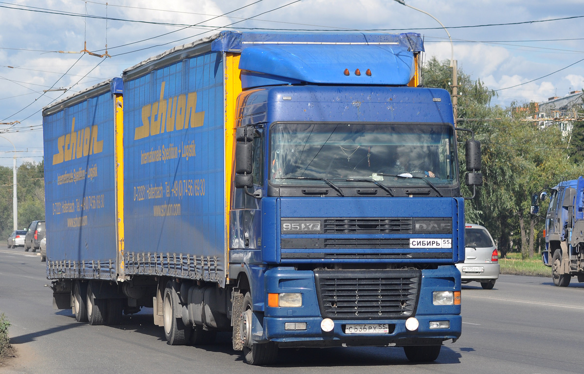 Омская область, № С 636 РХ 55 — DAF 95XF FA