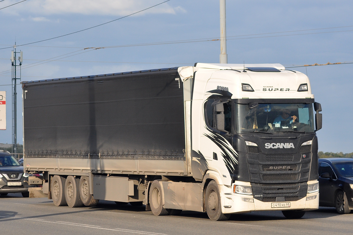 Тамбовская область, № О 410 ХЕ 68 — Scania ('2016, общая модель)