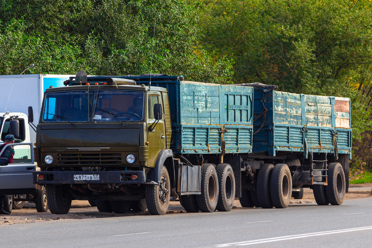 Омская область, № А 871 КВ 55 — КамАЗ-5320