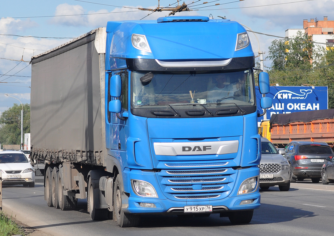 Ярославская область, № У 915 ХР 76 — DAF XF Euro6 FT