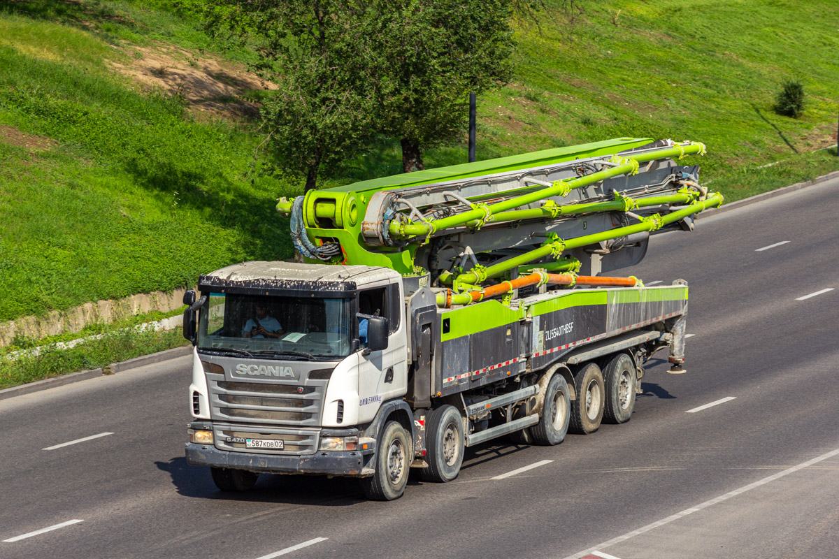 Алматы, № 587 KDB 02 — Scania ('2009, общая модель) Алматы, № 587 KDB 02 — Scania ('2009, общая модель)