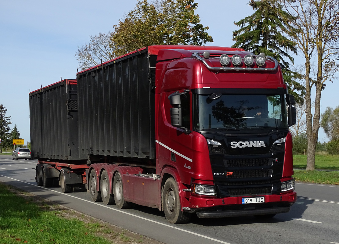 Эстония, № 919 TJS — Scania ('2016, общая модель)