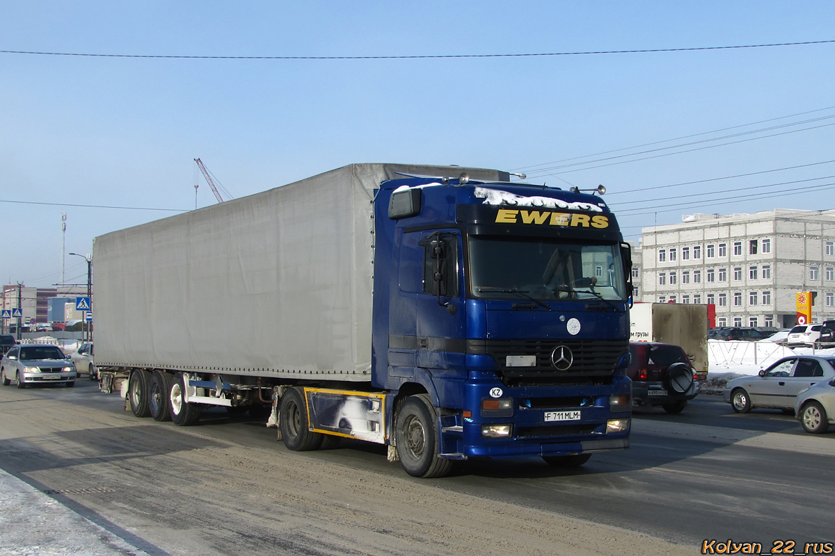 Восточно-Казахстанская область, № F 711 MLM — Mercedes-Benz Actros ('1997) 1843