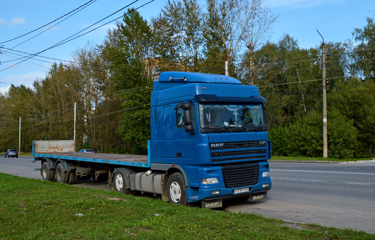 Калужская область, № Р 818 ТМ 40 — DAF XF95 FT