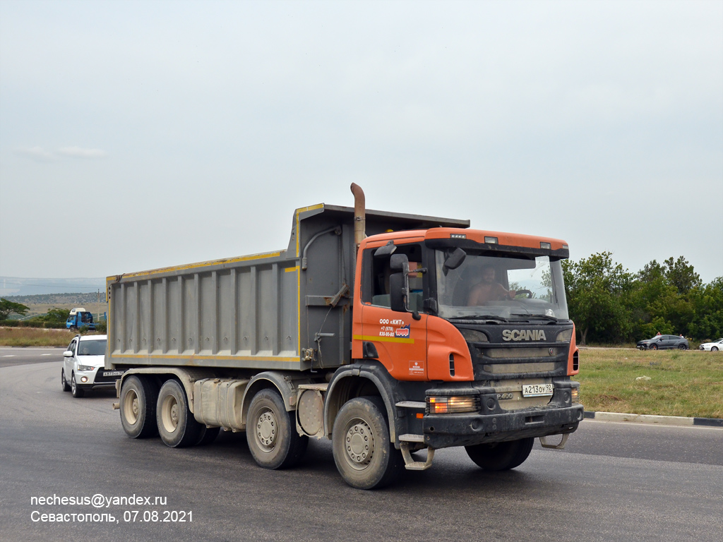 Севастополь, № А 213 ОУ 92 — Scania ('2011) P400