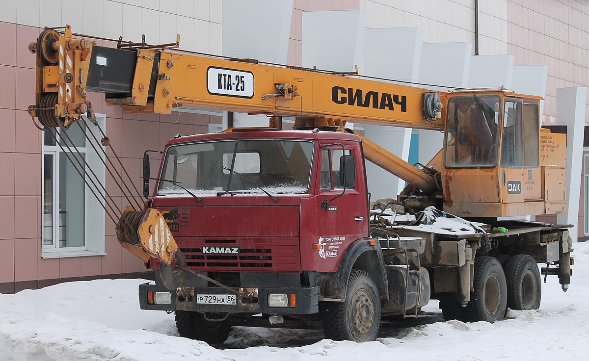 Оренбургская область, № Р 729 НА 56 — КамАЗ-55111-15 [55111R]