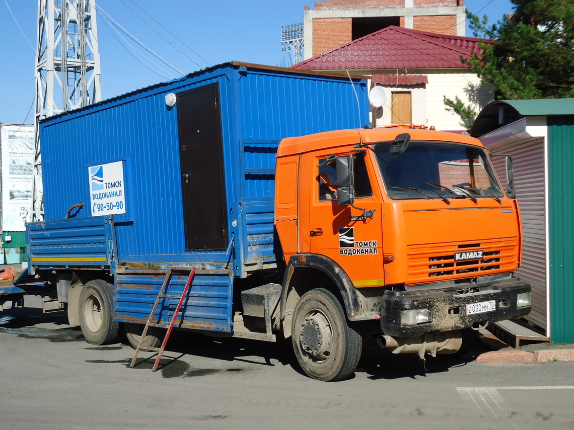 Томская область, № Е 030 ММ 70 — КамАЗ-65115 (общая модель)