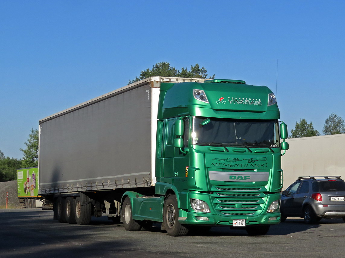 Киргизия, № 07 659 ABK — DAF XF Euro6 FT