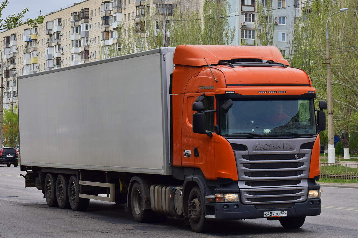 Волгоградская область, № К 487 ОО 134 — Scania ('2013) R440