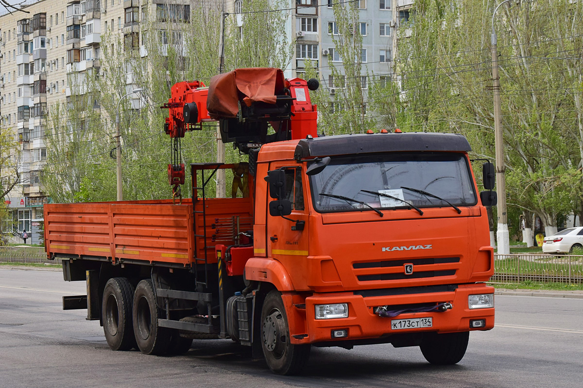 Волгоградская область, № К 173 СТ 134 — КамАЗ-65115-50