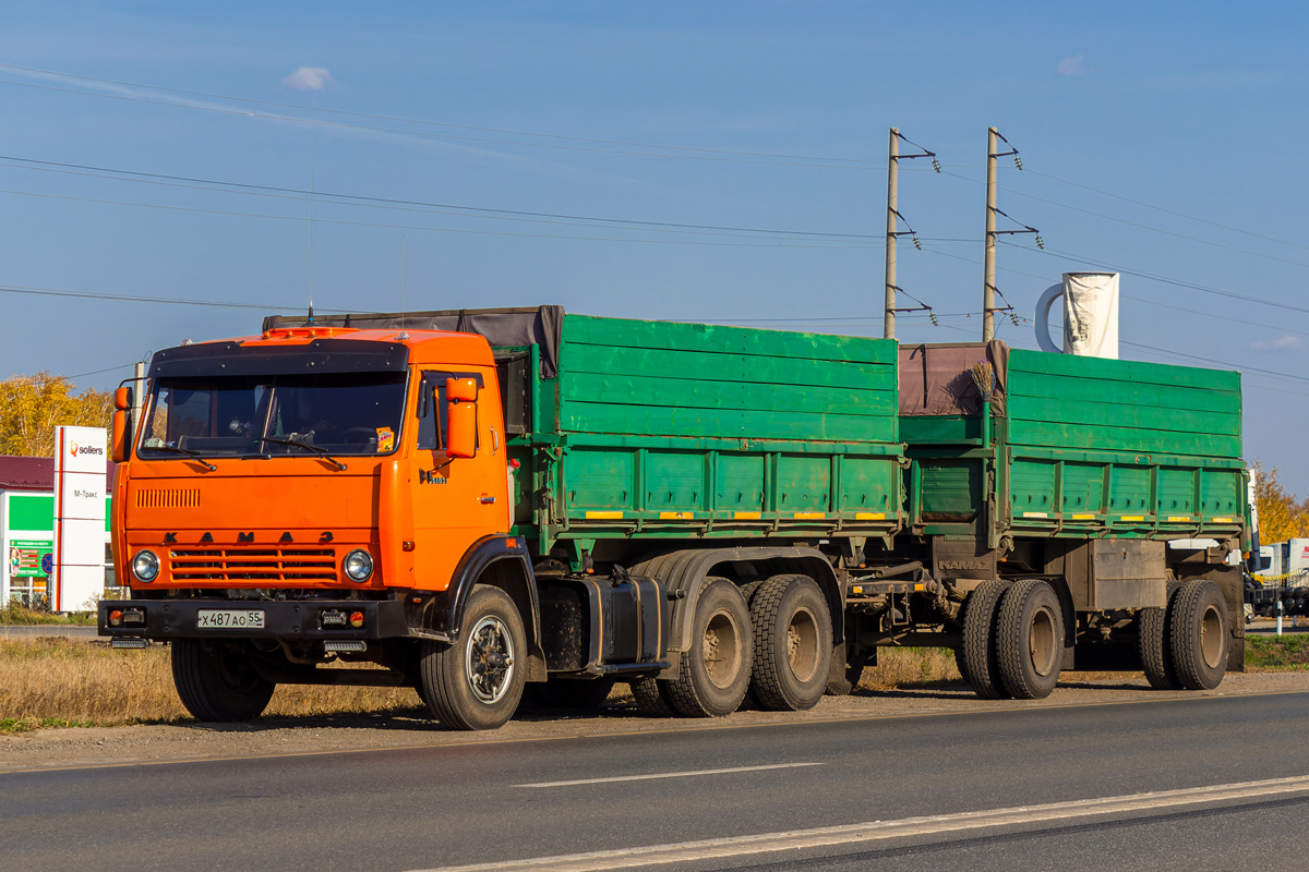 Омская область, № Х 487 АО 55 — КамАЗ-5320