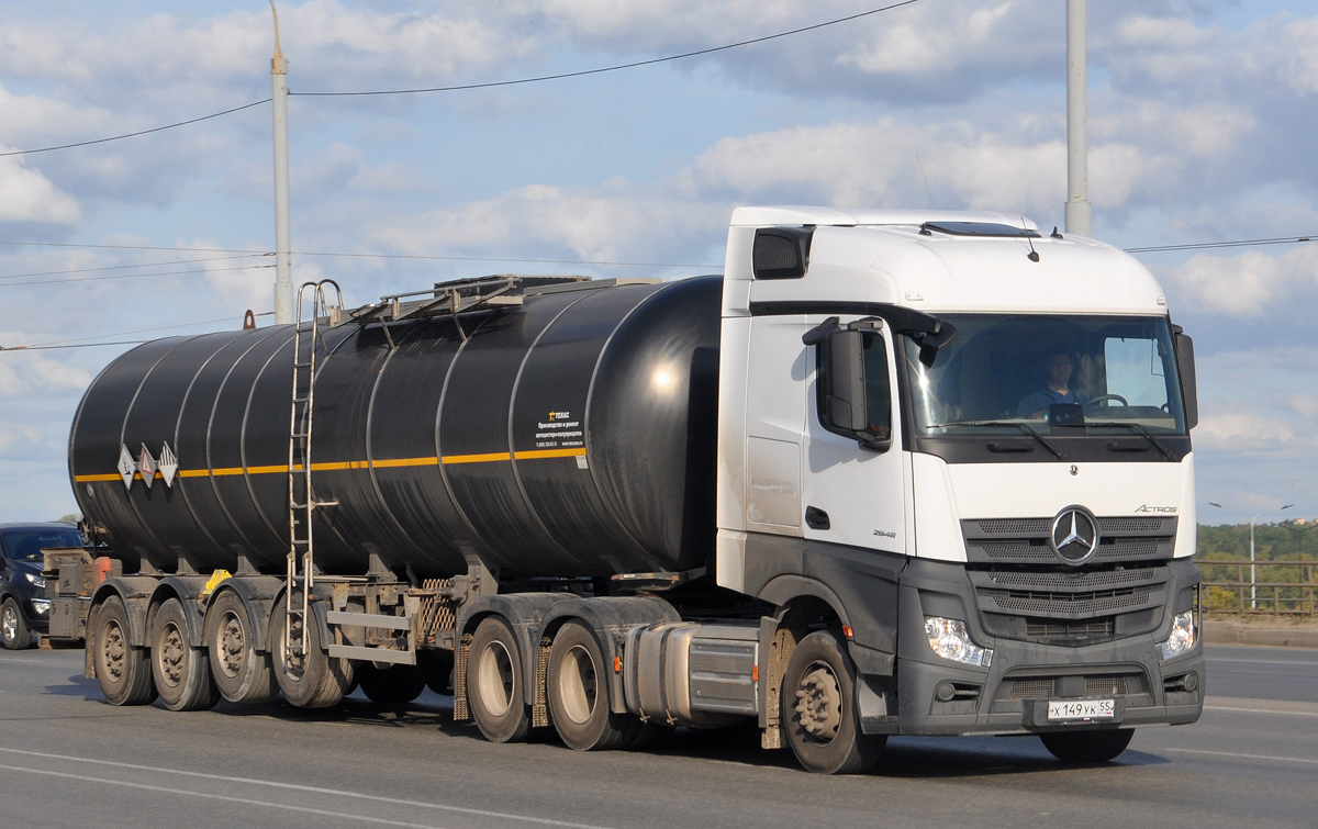 Омская область, № Х 149 УК 55 — Mercedes-Benz Actros ('2022) [LRD]