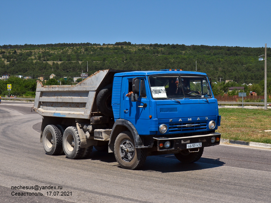 Севастополь, № А 610 ТУ 92 — КамАЗ-5410