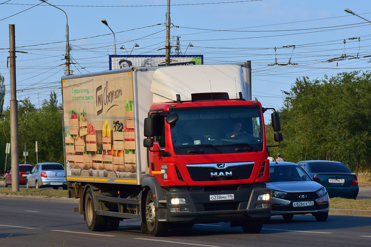 Волгоградская область, № О 238 МН 196 — MAN TGM 18.250