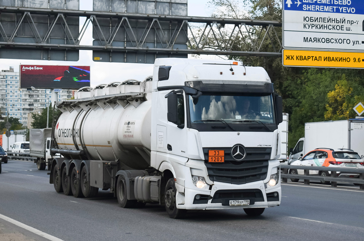 Санкт-Петербург, № Е 179 ХР 198 — Mercedes-Benz Actros '18 1845 [Z9M]