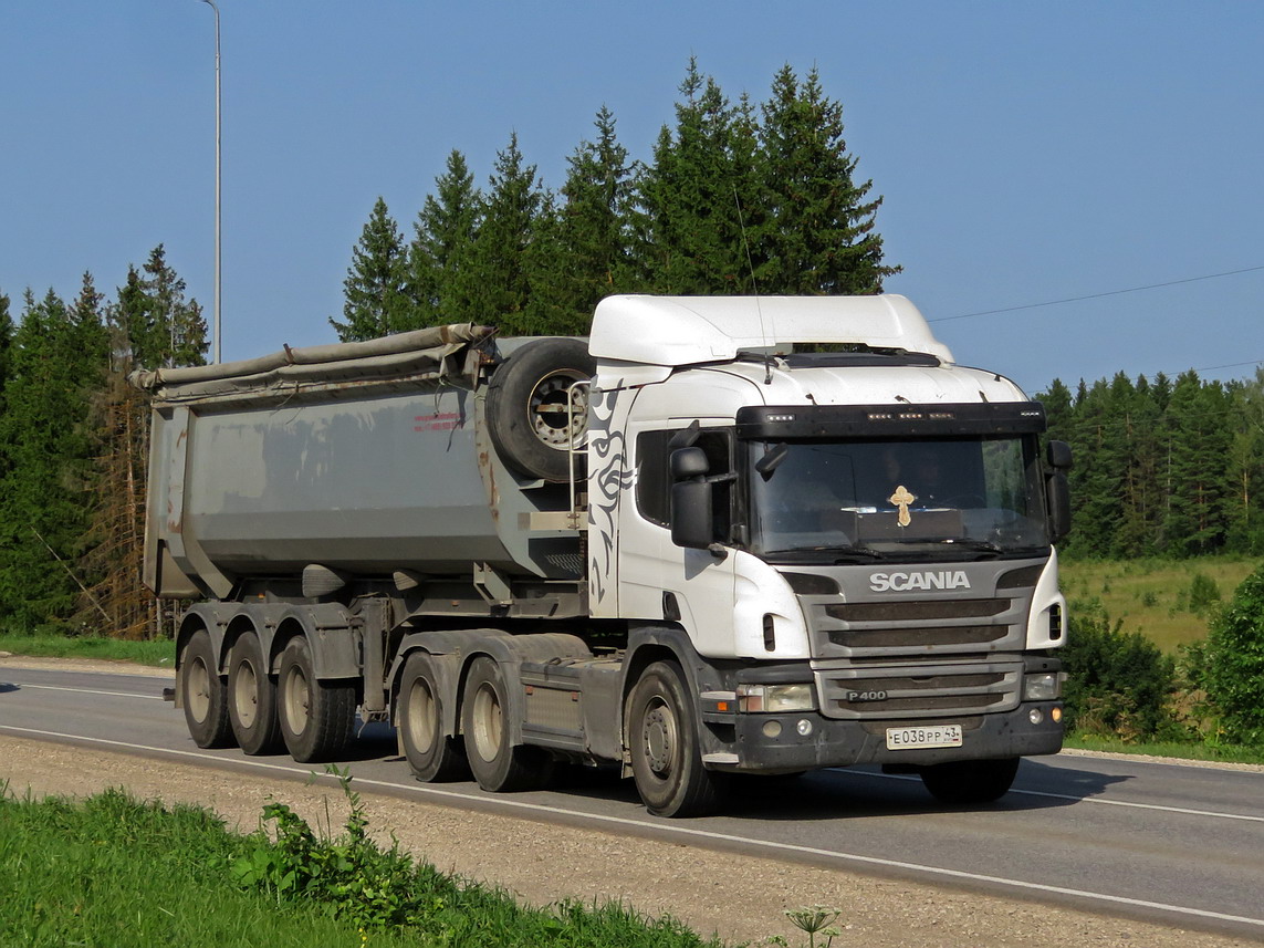 Кировская область, № Е 038 РР 43 — Scania ('2011) P400