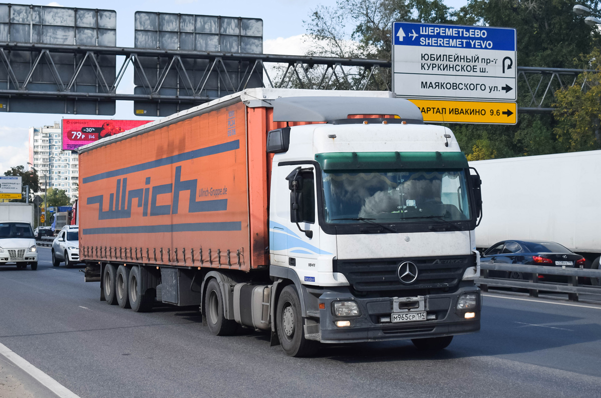 Волгоградская область, № М 965 СР 134 — Mercedes-Benz Actros ('2003) 1841