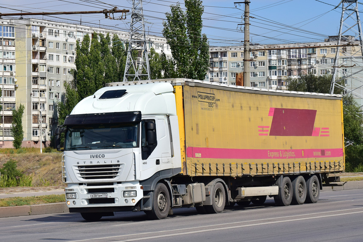 Челябинская область, № В 381 ВМ 774 — IVECO Stralis ('2002) 430