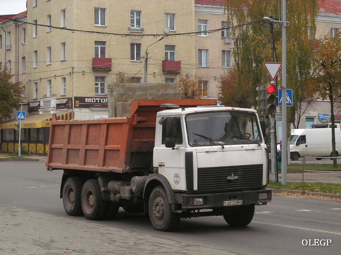 Витебская область, № АВ 2219-2 — МАЗ-5516 (общая модель)