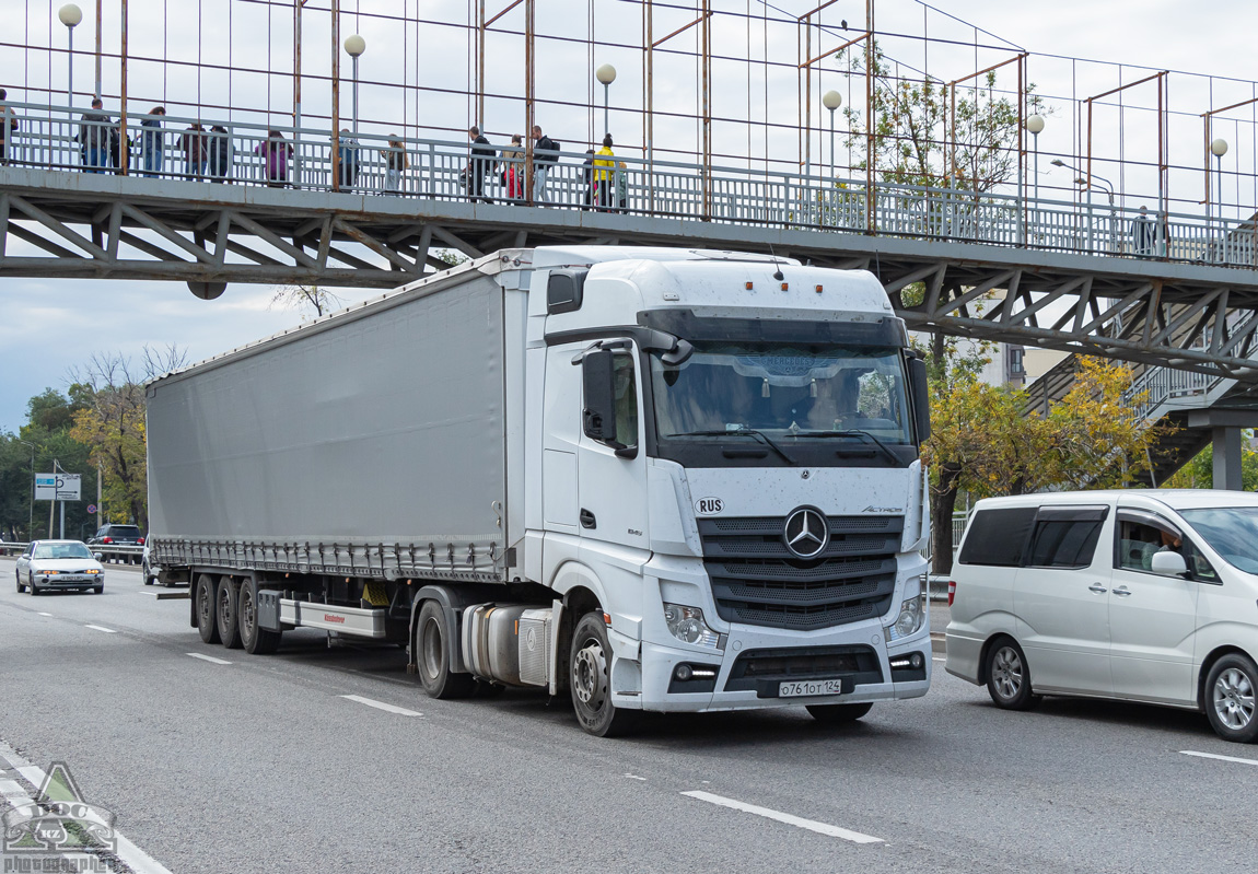 Красноярский край, № О 761 ОТ 124 — Mercedes-Benz Actros '11 1845 [Z9M]