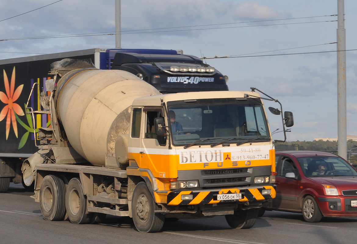 Омская область, № Х 056 ОК 55 — Mitsubishi Fuso (общая модель)