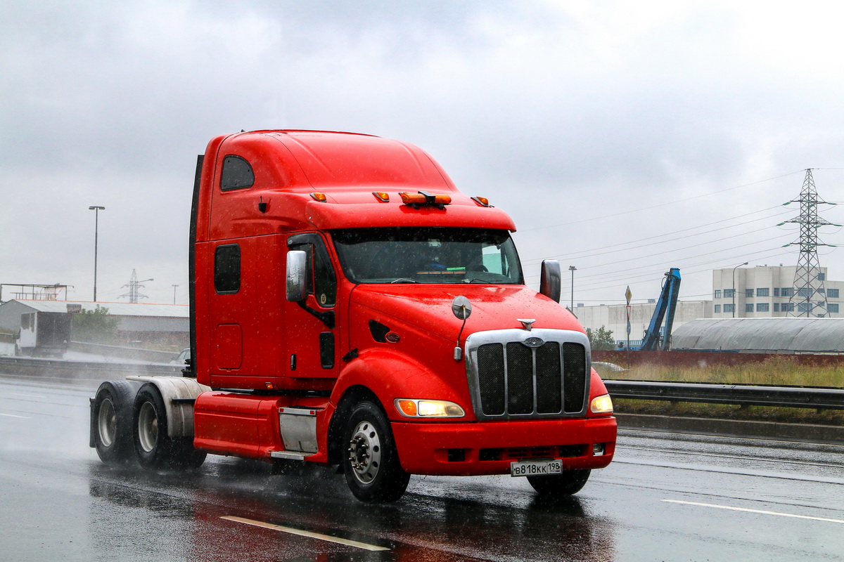 Санкт-Петербург, № В 818 КК 198 — Peterbilt 387