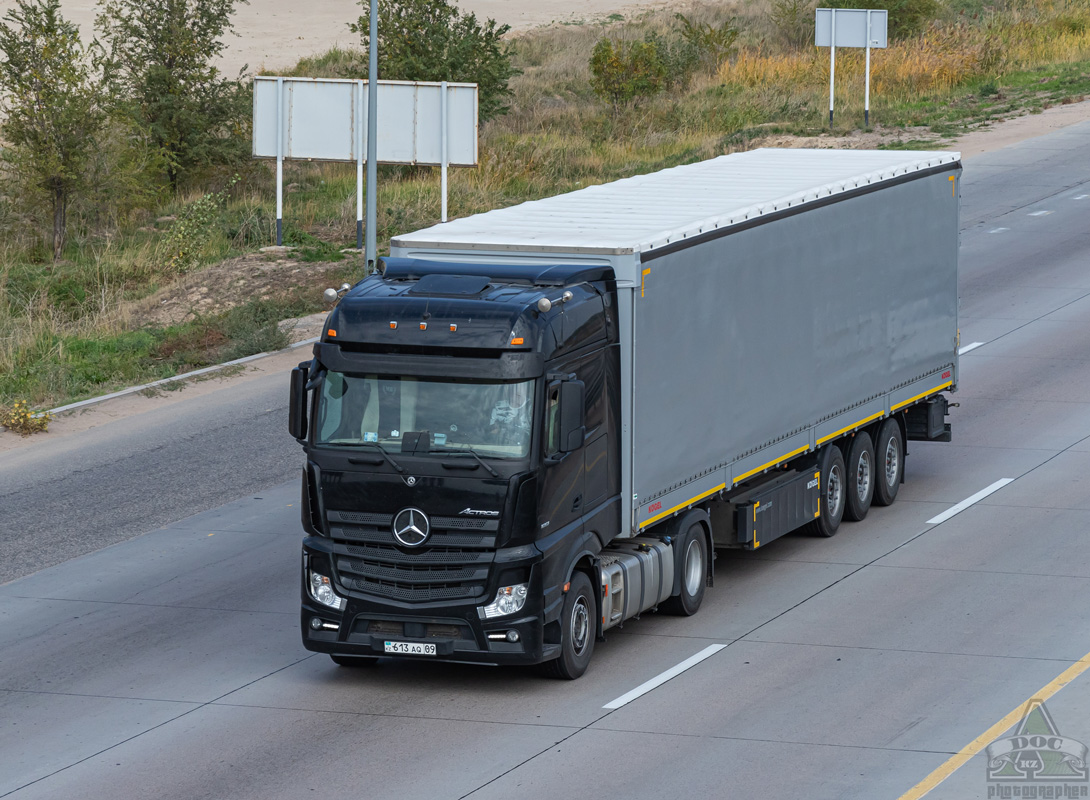 Карагандинская область, № 613 AQ 09 — Mercedes-Benz Actros ('2018) 1851