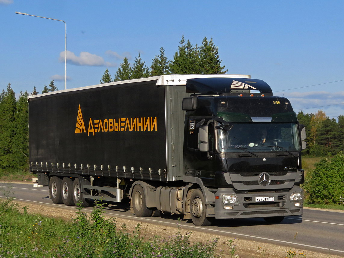 Пермский край, № 0078 — Mercedes-Benz Actros ('2009) 1844