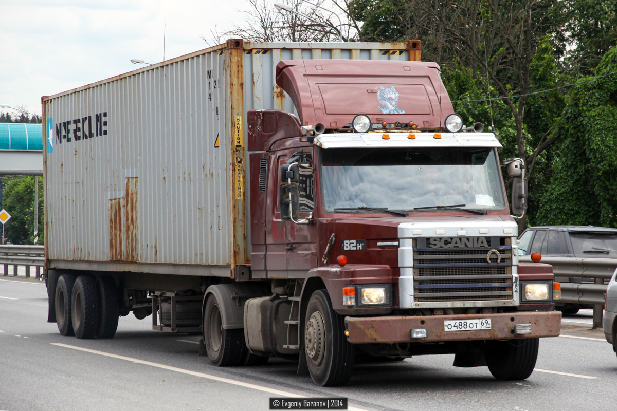 Тверская область, № О 488 ОТ 69 — Scania (II) T-Series (общ.м)