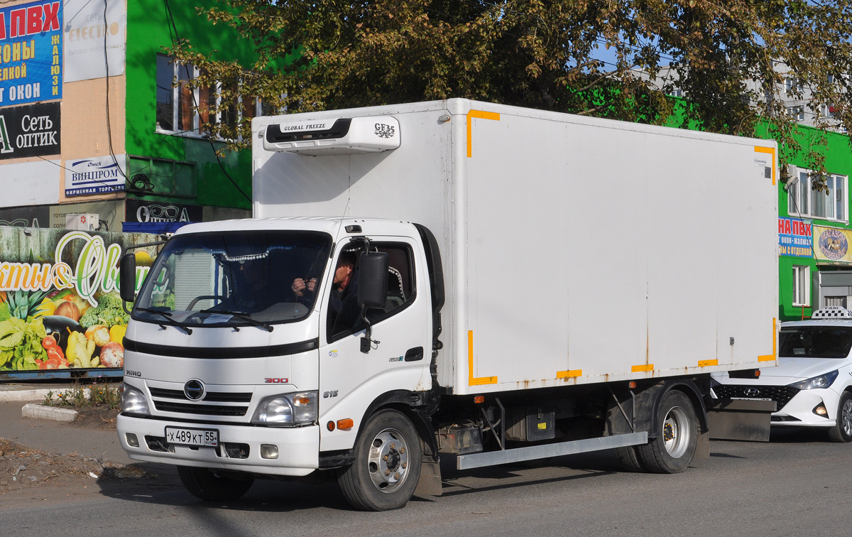 Омская область, № Х 489 КТ 55 — Hino (общая модель)