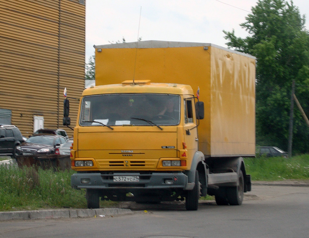 Архангельская область, № С 572 УС 29 — КамАЗ-4308 [430800]