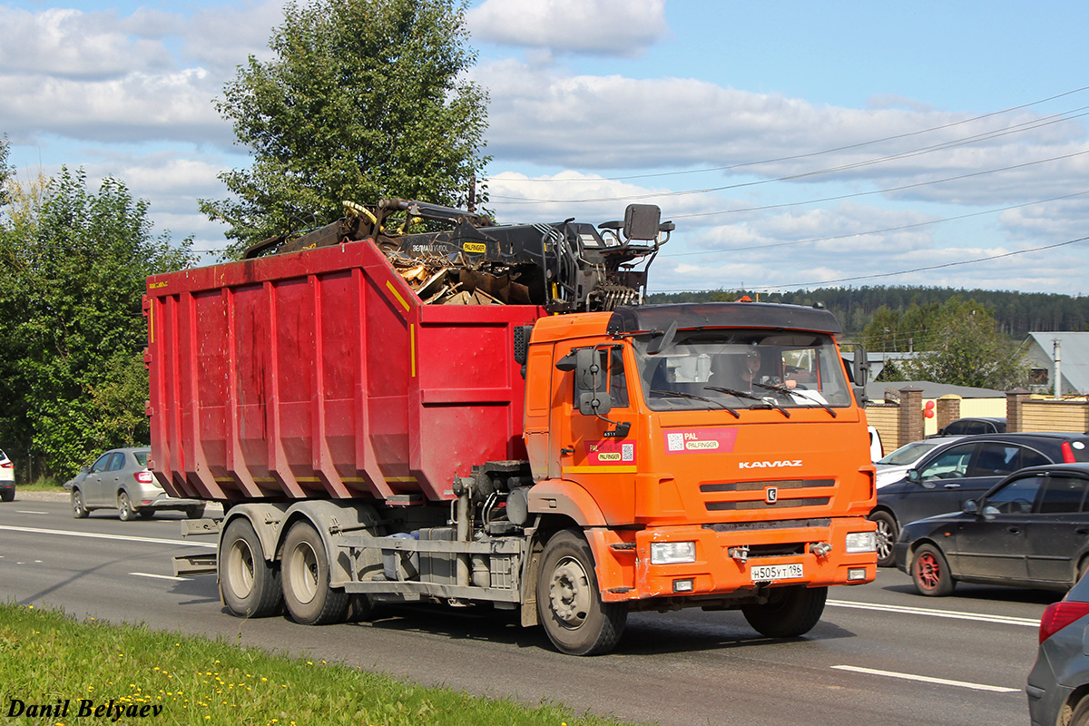 Свердловская область, № Н 505 УТ 196 — КамАЗ-65115-A5