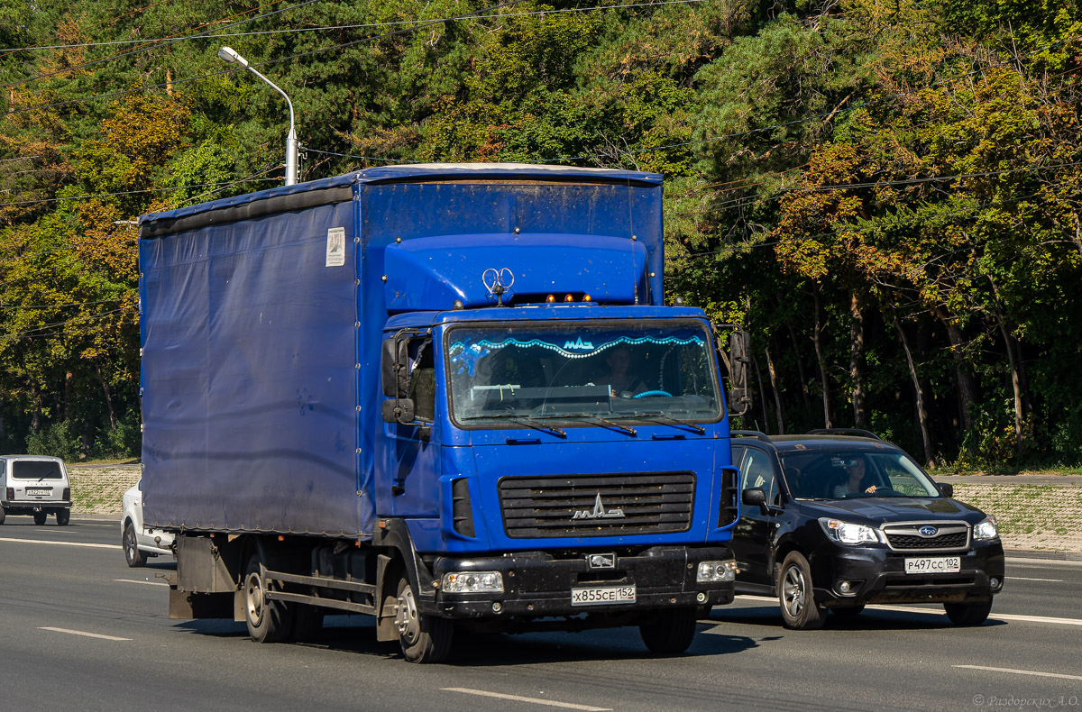 Нижегородская область, № Х 855 СЕ 152 — МАЗ-437130 "Зубрёнок"