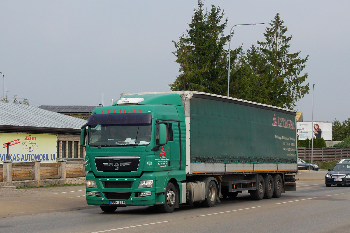 Литва, № FFH 843 — MAN TGX ('2007) 18.440