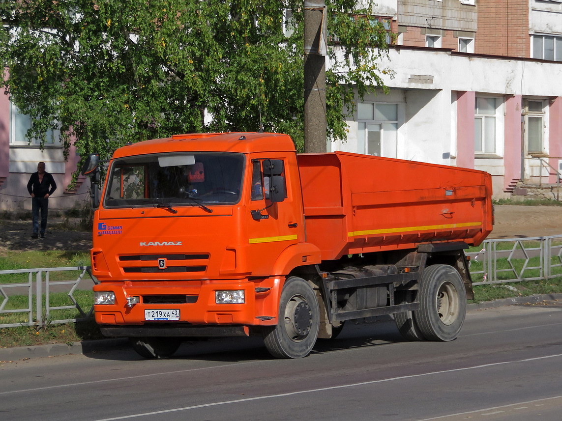 Кировская область, № Т 219 ХА 43 — КамАЗ-43255-R4(28)