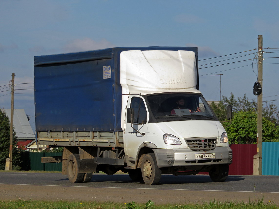 Москва, № У 687 НК 777 — ГАЗ-33106 "Валдай"