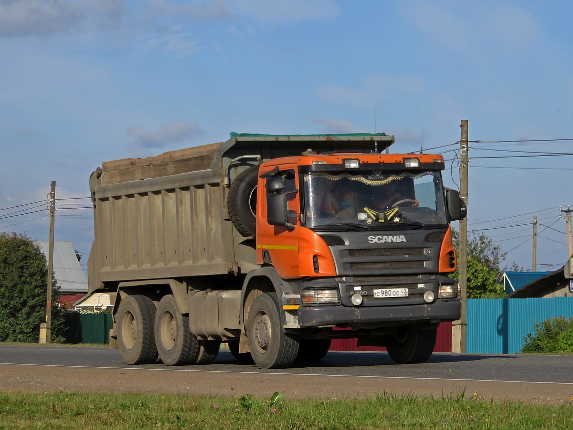 Кировская область, № С 980 ОО 43 — Scania ('2004) P380