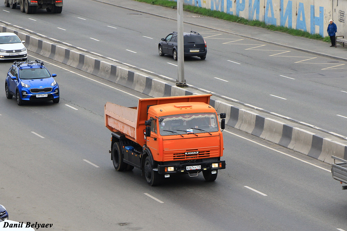 Челябинская область, № В 467 КУ 174 — КамАЗ-43255-A3