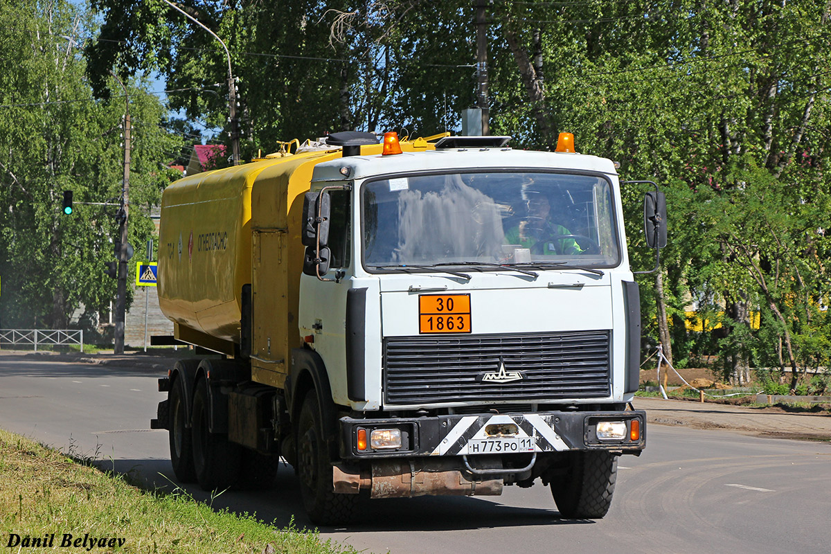 Коми, № Н 773 РО 11 — МАЗ-6303A5