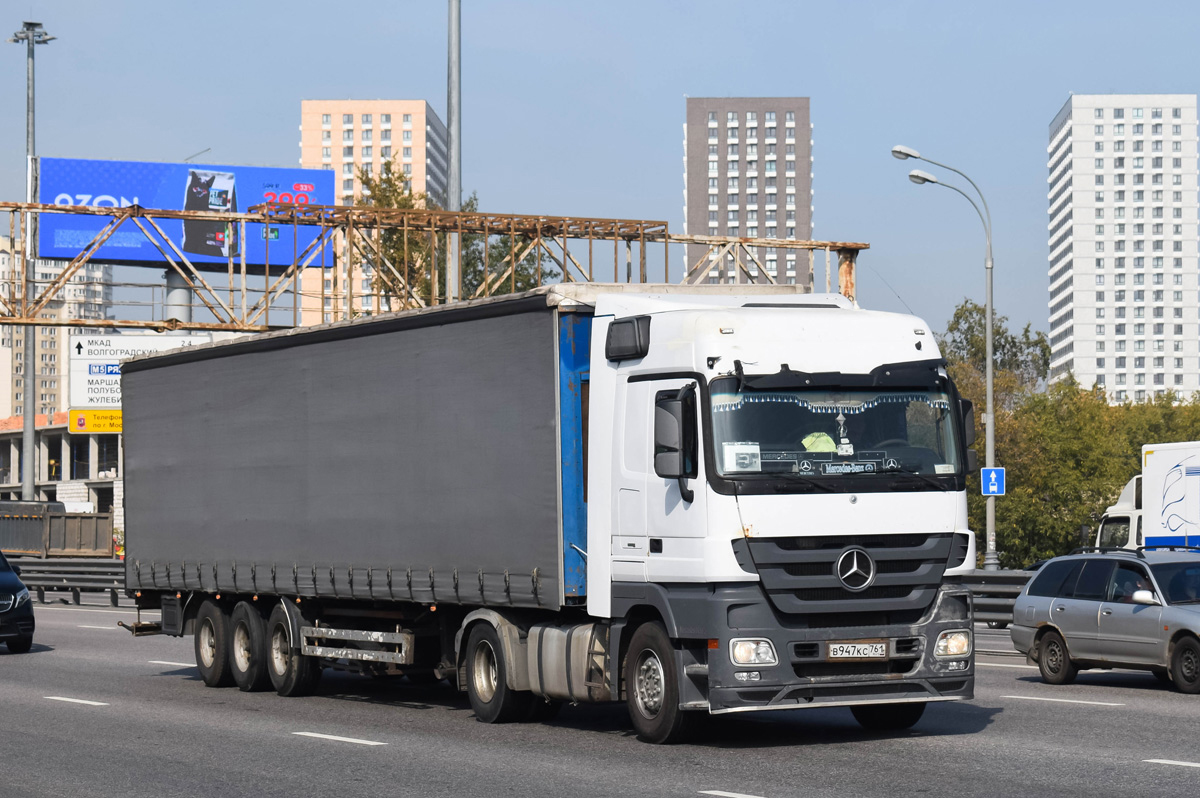 Ростовская область, № В 947 КС 761 — Mercedes-Benz Actros ('1997) 2535