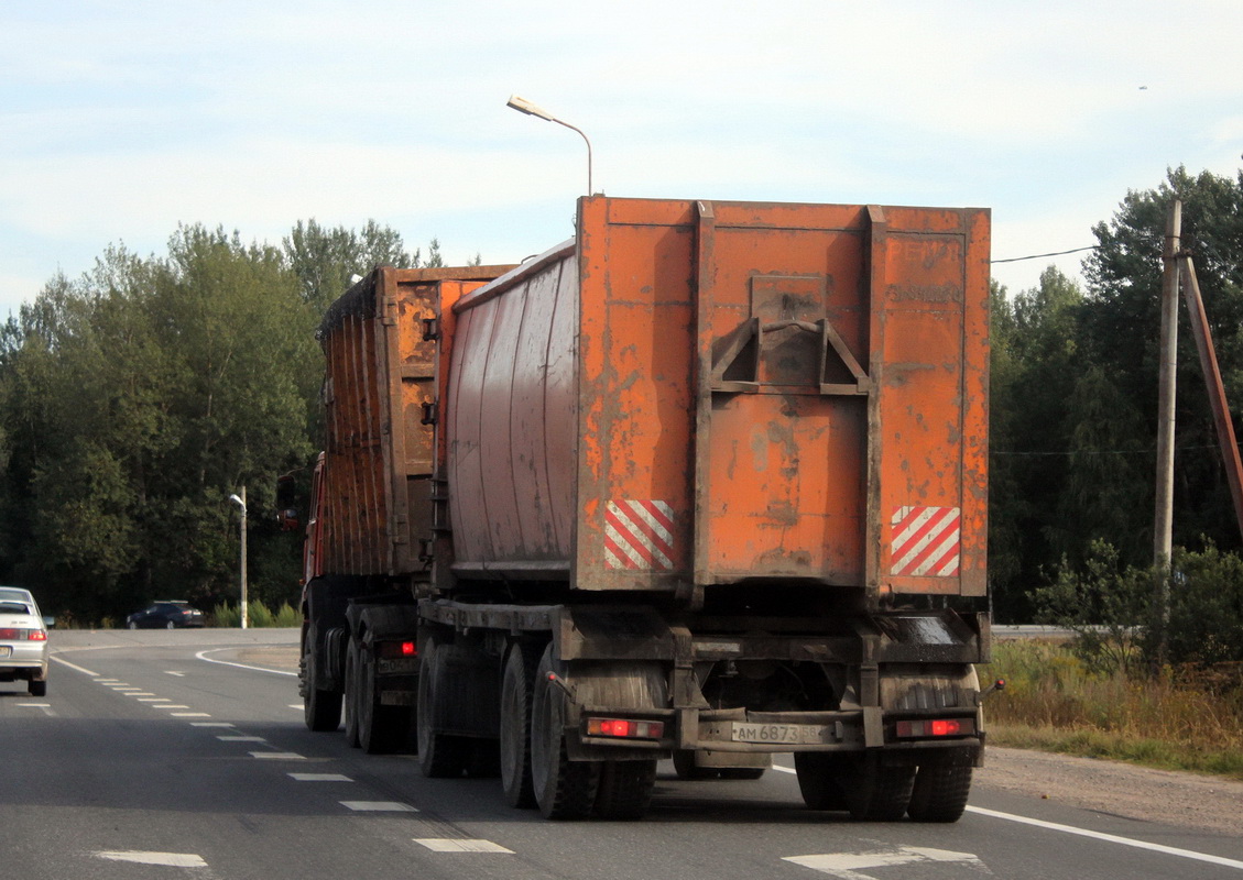 Псковская область, № АМ 6873 58 — СЗАП-83053