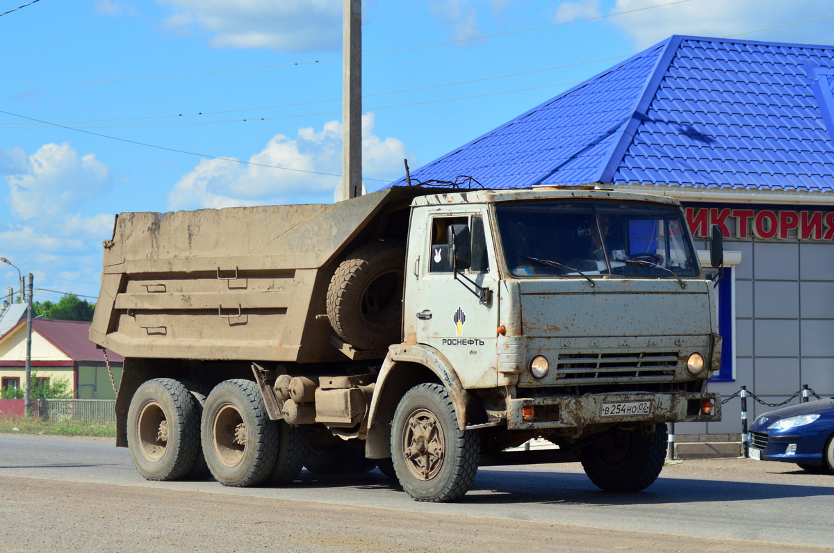 Башкортостан, № В 254 НО 02 — КамАЗ-55111 [551110]