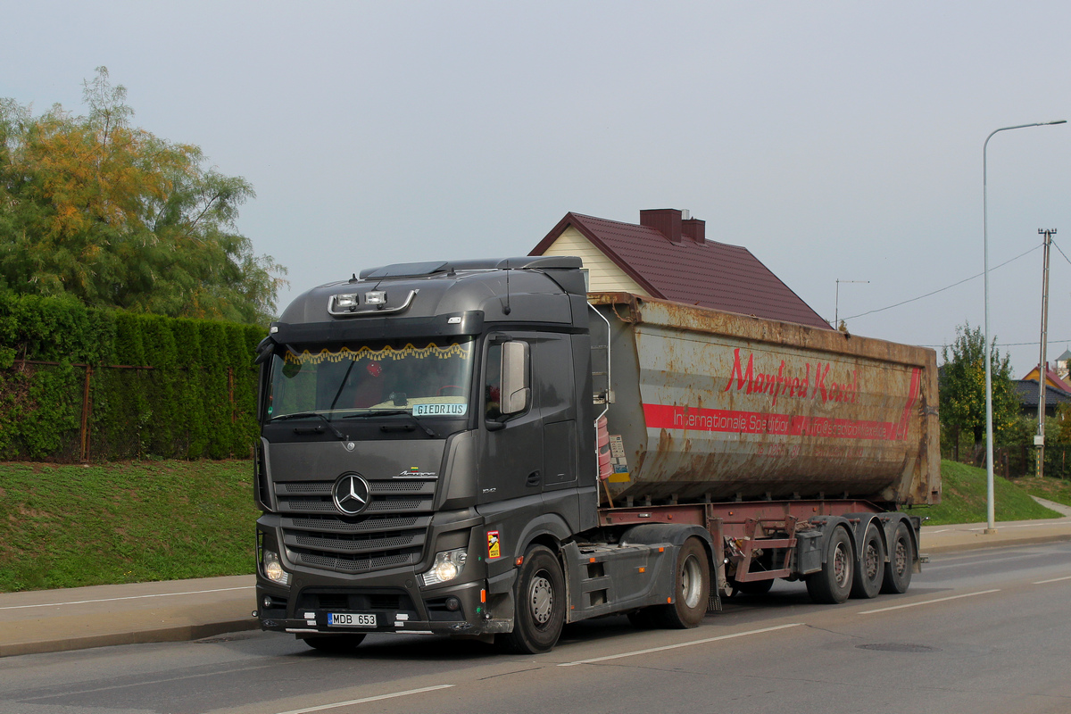 Литва, № MDB 653 — Mercedes-Benz Actros ('2011) 1842