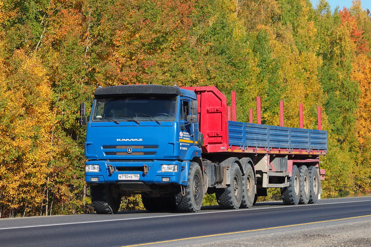 Ханты-Мансийский автоном.округ, № В 710 УЕ 186 — КамАЗ-43118-RR(76) [431185-R]