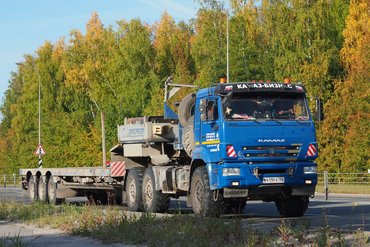 Ханты-Мансийский автоном.округ, № В 419 РХ 186 — КамАЗ-43118-RR [431185-R]