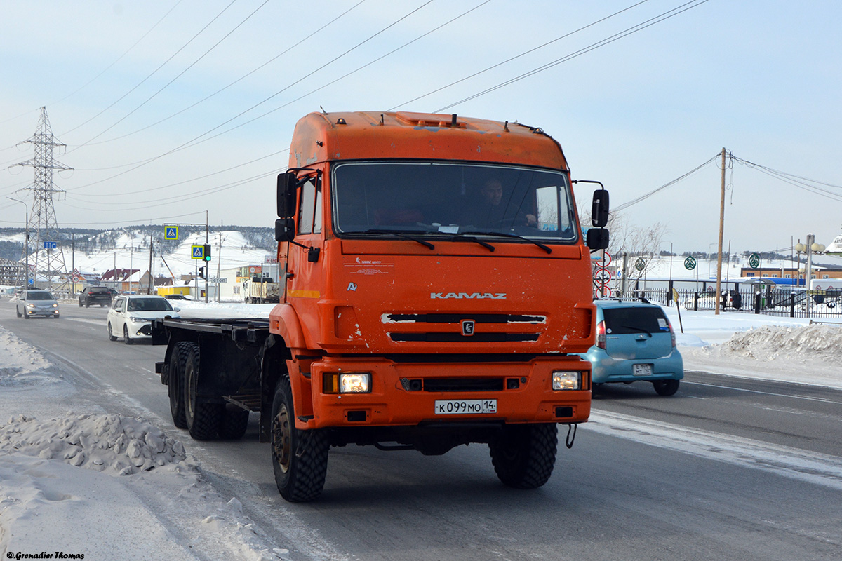 Саха (Якутия), № К 099 МО 14 — КамАЗ-65111-46