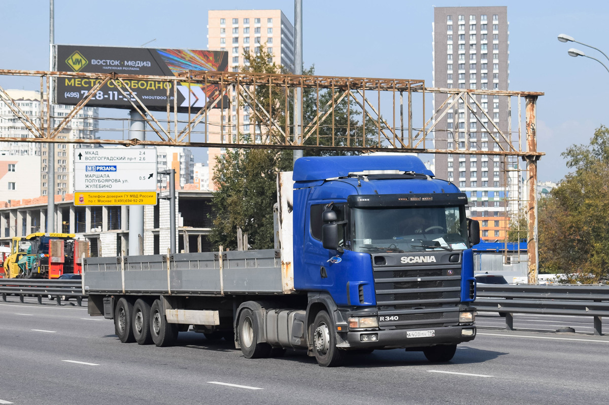 Московская область, № А 408 МН 190 — Scania ('1996) R114G